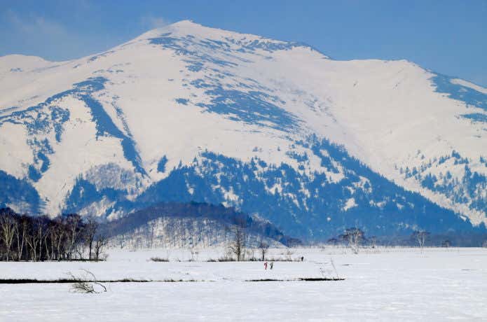 冬の至仏山の画像