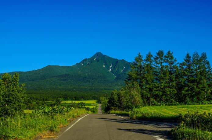 斜里町の斜里岳
