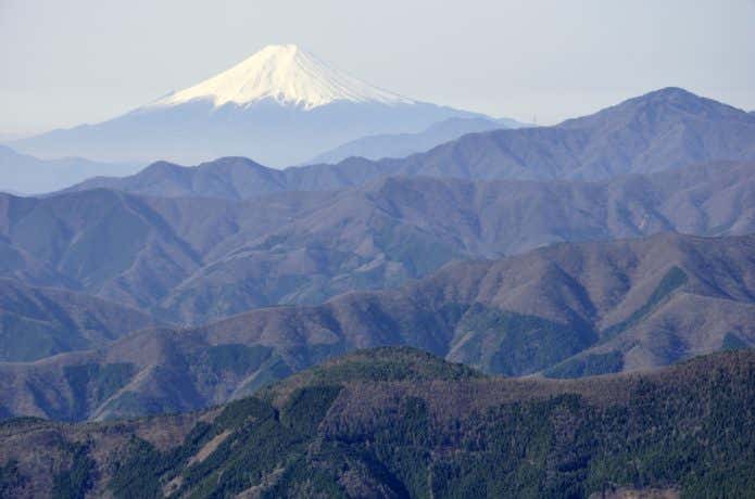 鷹ノ巣山からの富士山
