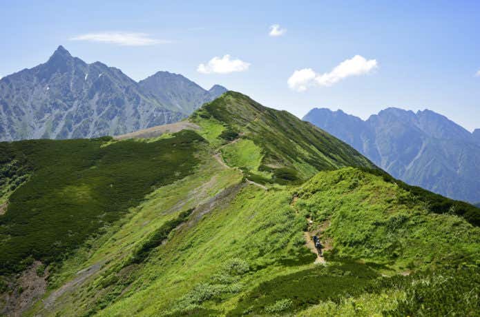西鎌尾根より槍ヶ岳