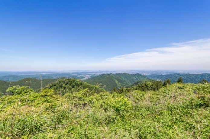 景信山山頂からの眺め