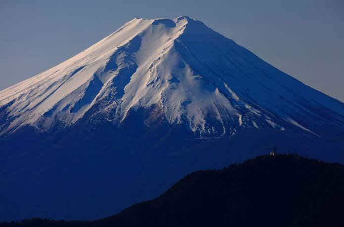 滝子山から見る富士山