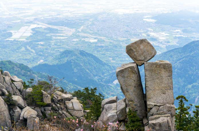 御在所岳の地蔵岩