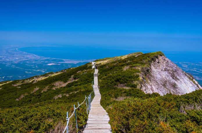 鳥取大山山頂