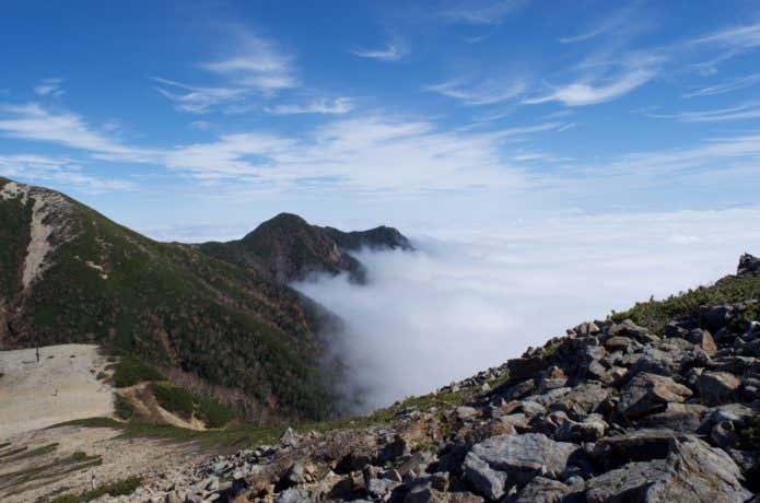 常念岳縦走