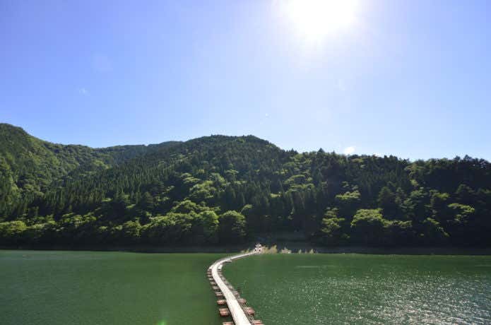 奥多摩湖の橋