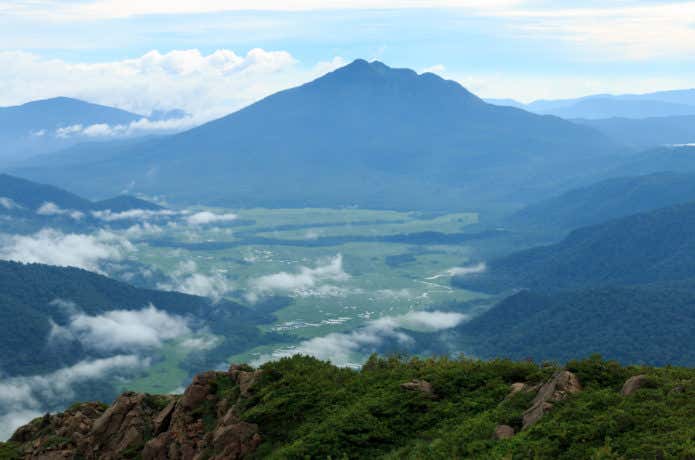 至仏山山頂からのながめ