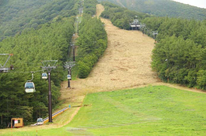 安達太良山のロープウェイ