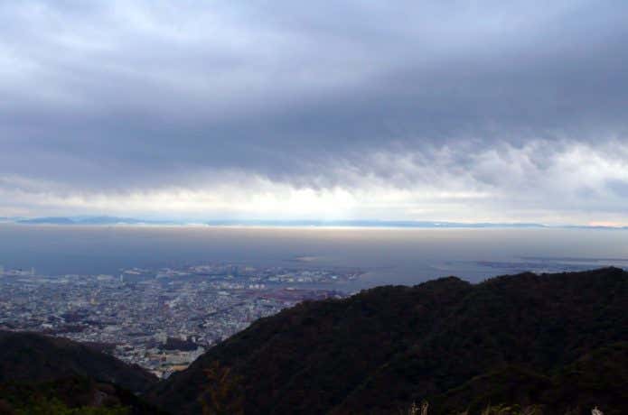 六甲山山頂からの眺め