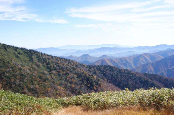 富士見林道から南会津の山々