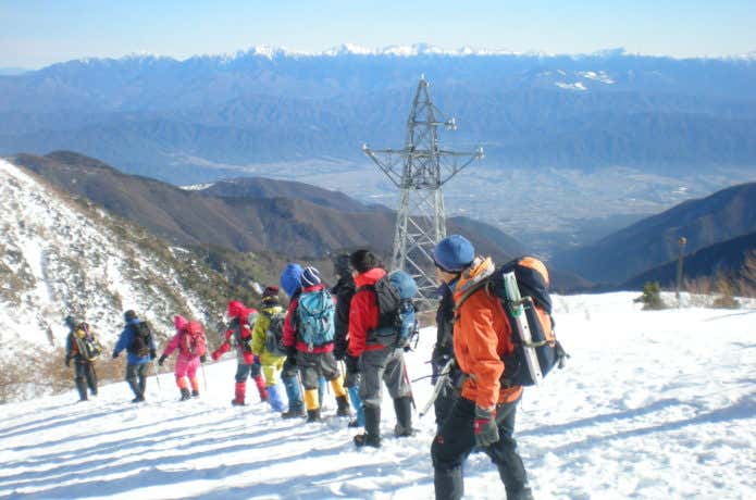 積雪期登山の格好