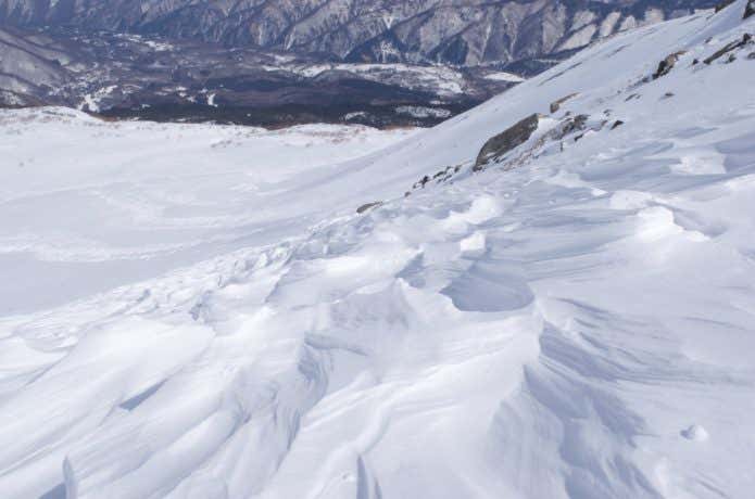 乗鞍岳　シュカブラ