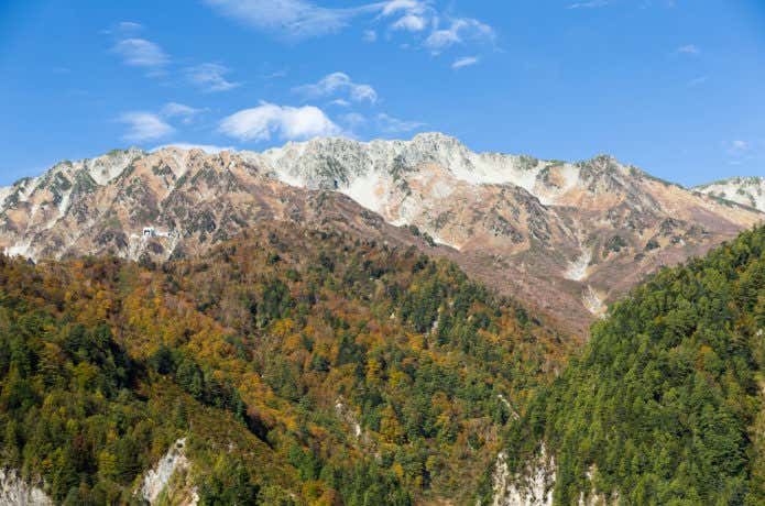 10月中旬の三段紅葉