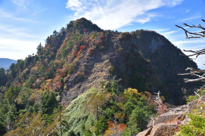 庚申山側から見る鋸山