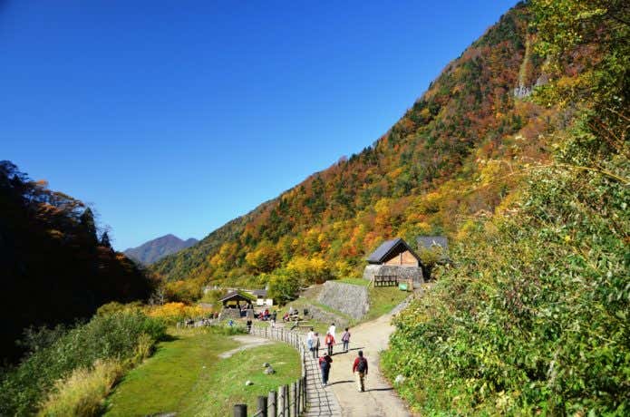 称名滝の周辺