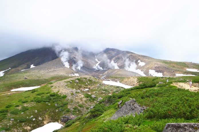 大雪山 旭岳 曇り