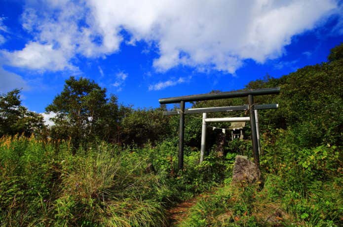 飯縄山登山口