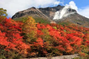 紅葉の那須岳・茶臼岳