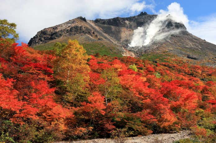 紅葉の那須岳・茶臼岳