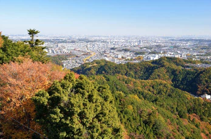 霞台展望台からの景色