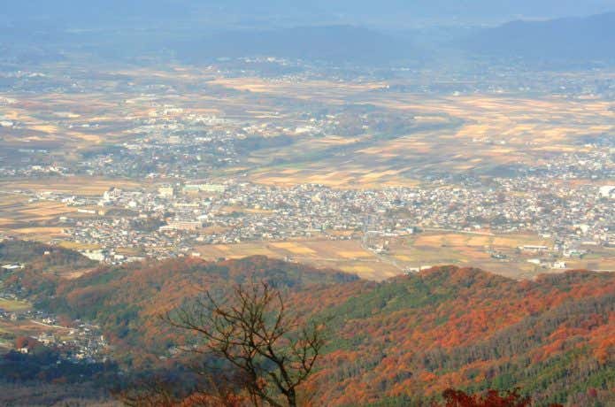筑波山からの景色