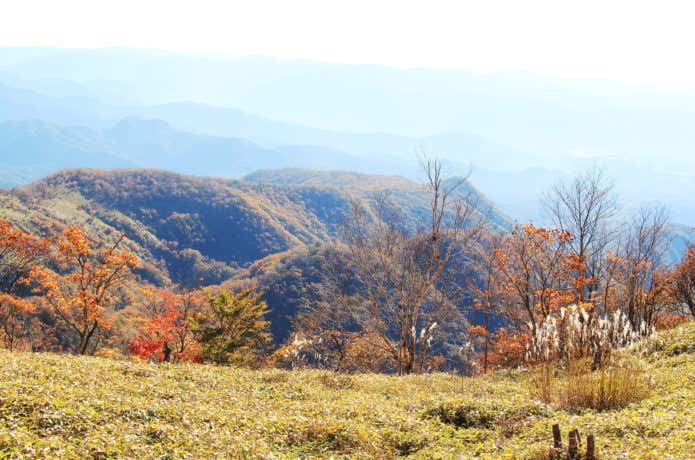 黒檜山から見た紅葉