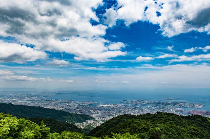 ハイキングにぴったりな関西の六甲山