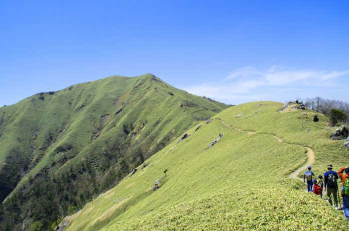 剣山登山者