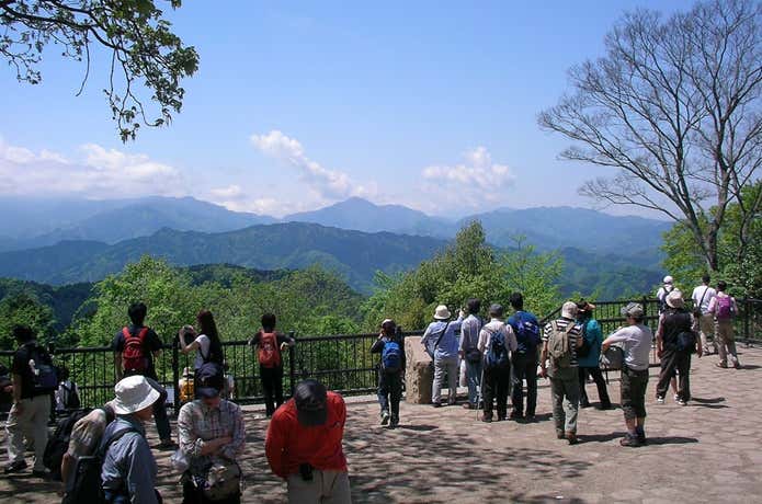 高尾山山頂からの眺め