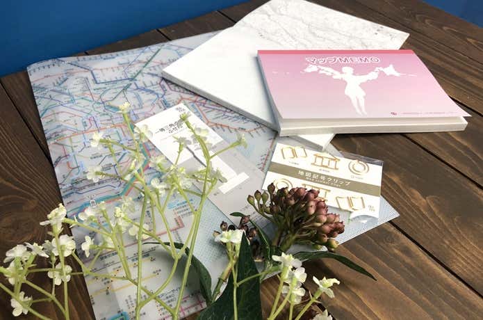 地図グッズたち