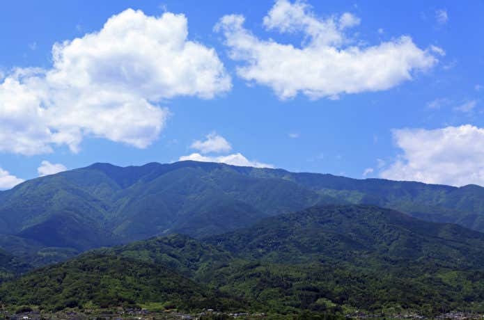 櫛形山 全景