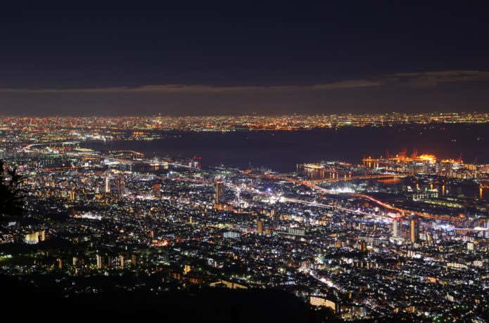 まやビューライン掬星台から眺める1000万ドルの夜景