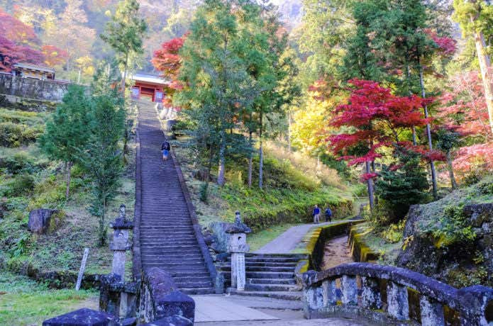 妙義神社　石段