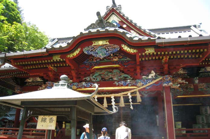高尾山登山途中の薬王院