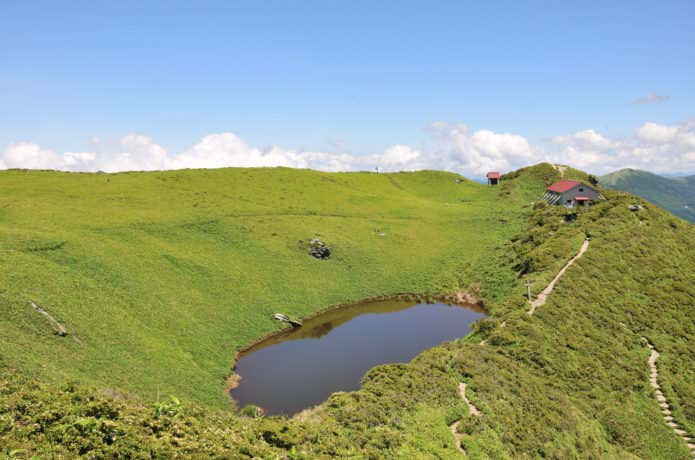 三嶺　山頂からの景色