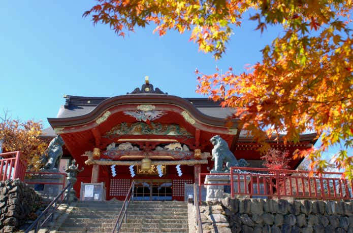 御岳山の紅葉
