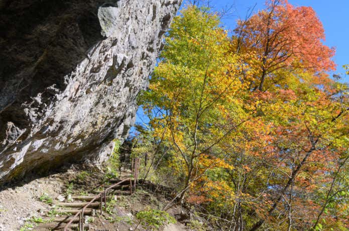 妙義山登山道