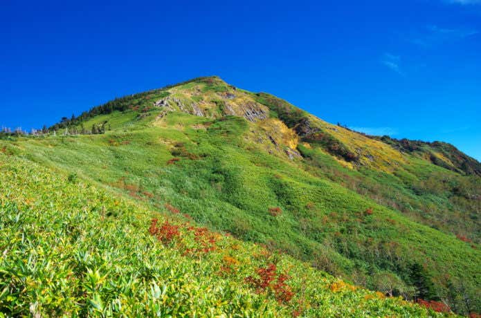 岩菅山　秋晴れ