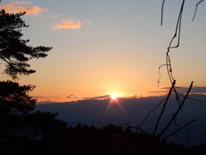 金剛山からの初日の出