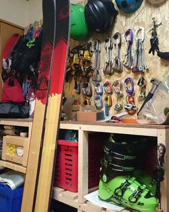 山道具の収納