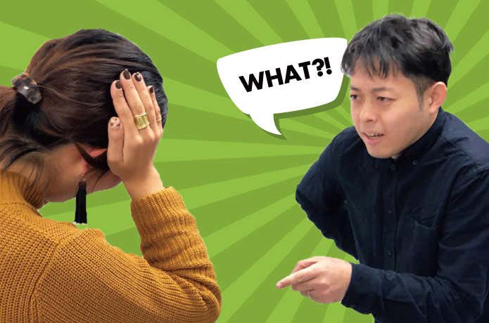 Yさんに怒られました