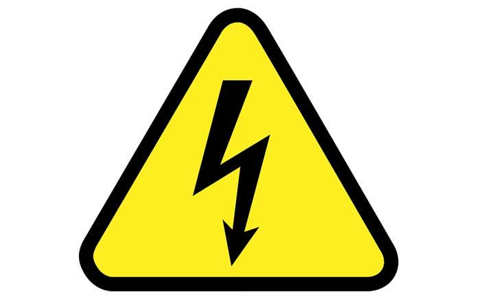 電圧マーク