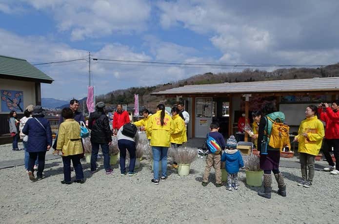 花見山公園の売店