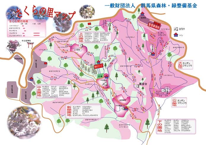 さくらの里　マップ