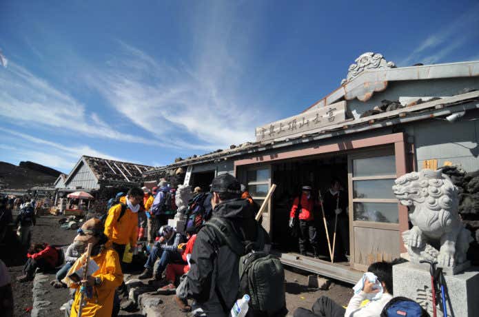 富士山　山小屋