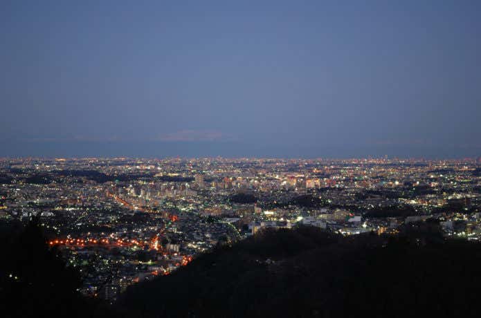 高尾山からの夜景
