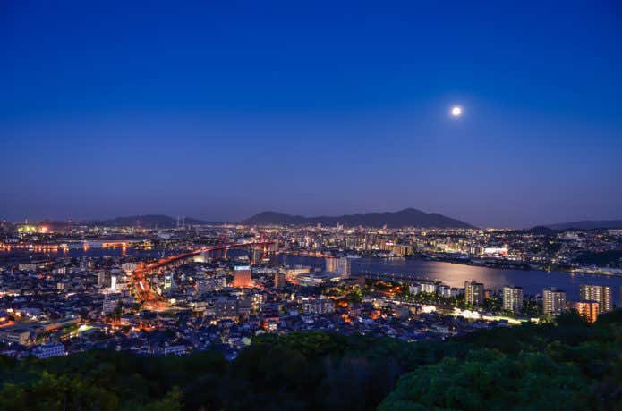 高塔山からの夜景