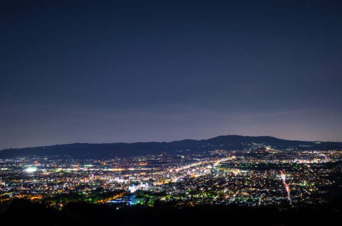 若草山の夜景