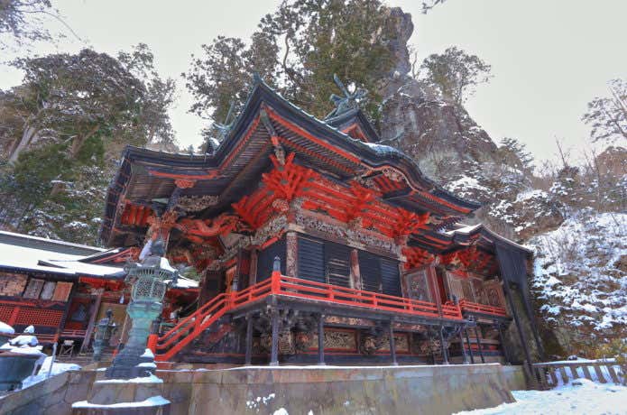 雪の榛名神社