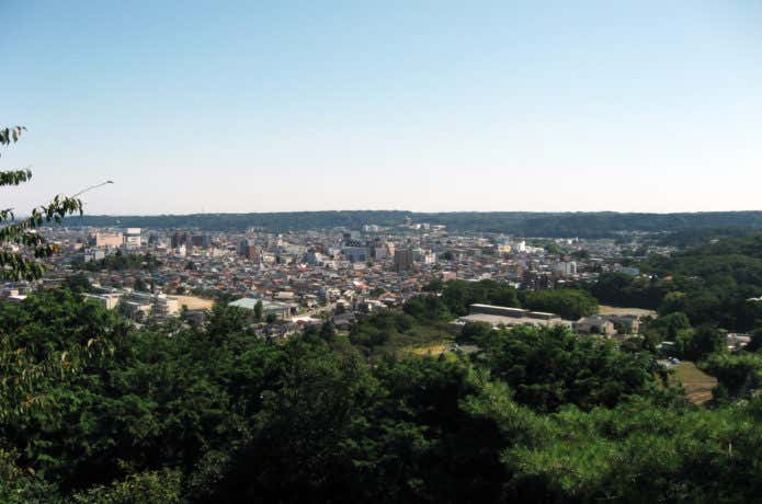 天覧山からの眺望